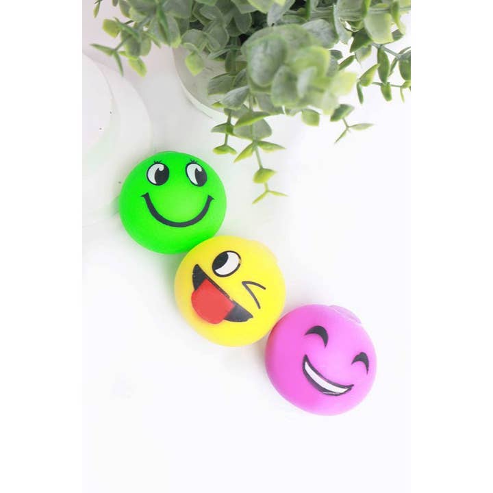 MIX COLOR Emoji Squishy Ball for wholesale on Faire