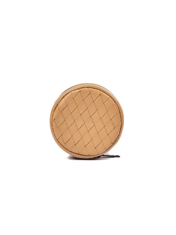 Woven Rover Circle Pouch - Sand for wholesale by MANDRN