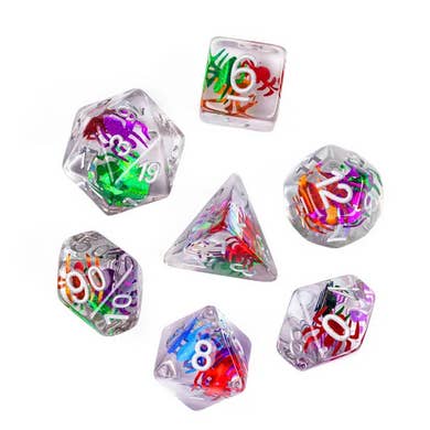 Foam Brain Games - Wholesale Dice - Spider Swarm RPG Dice Set