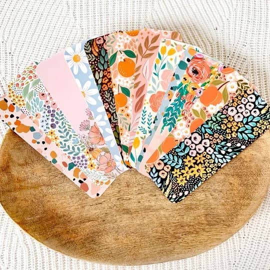 Marque-page floral | Livresque & Lecture pour la vente par Elyse Breanne Design