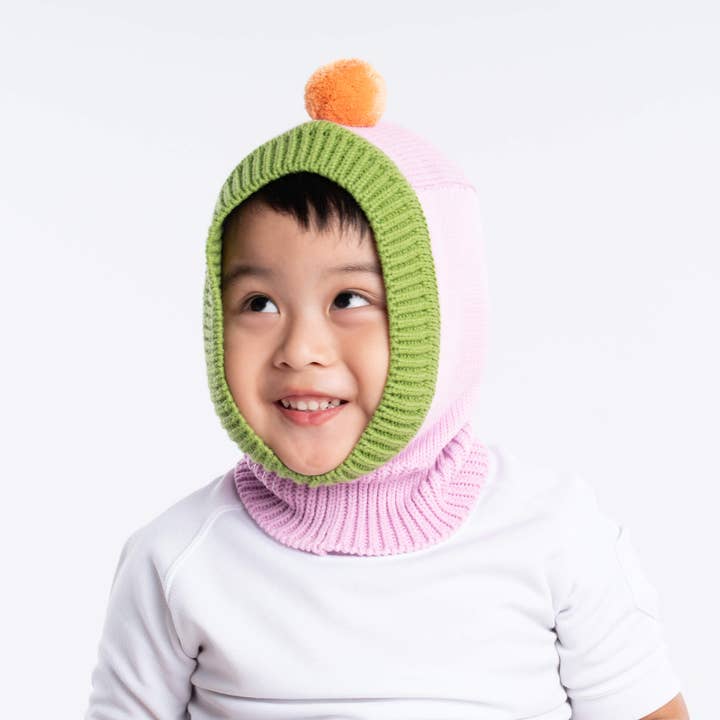 VERLOOP | knits - Wholesale Beanie - Kids - SALE kids Pom Balaclava2