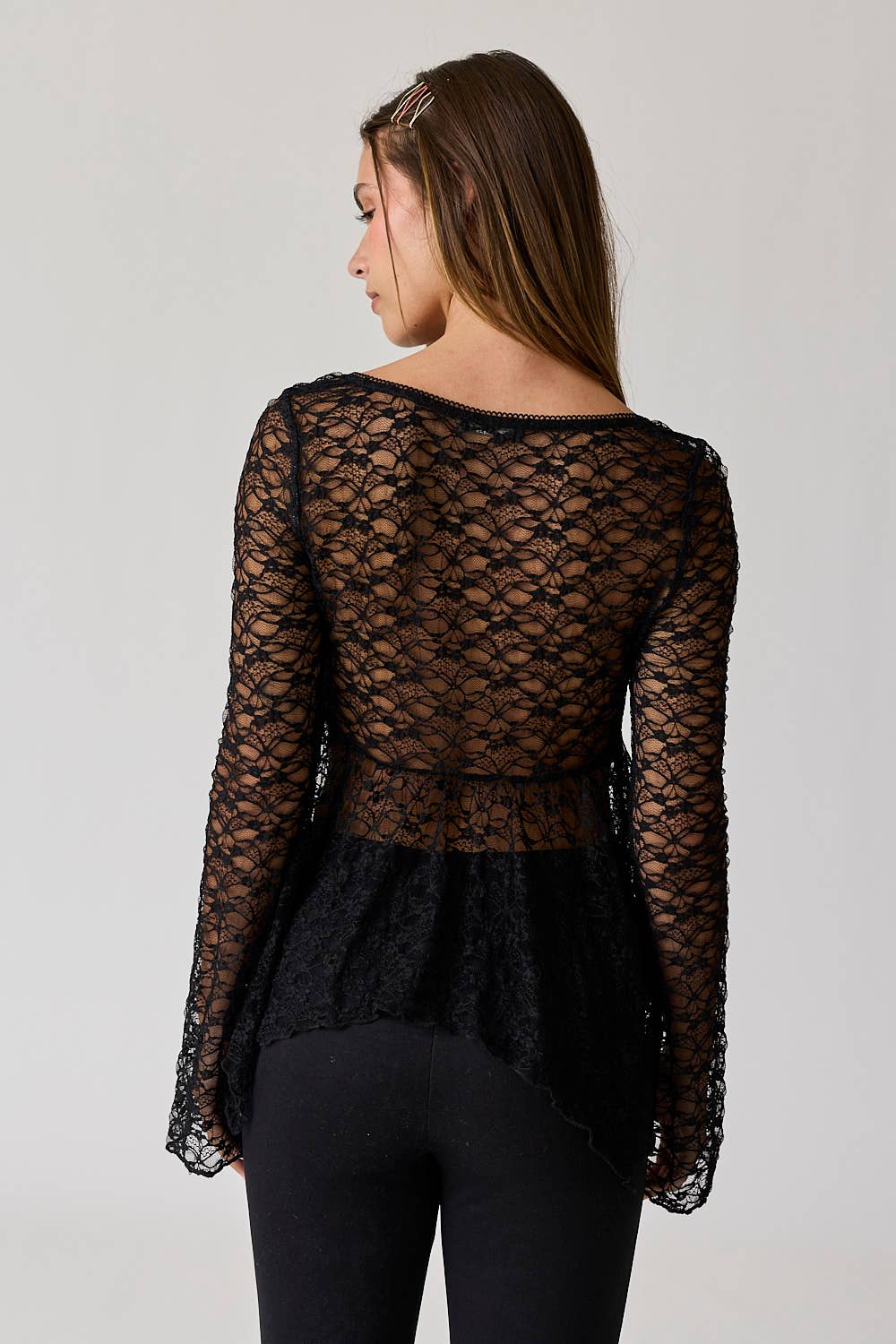 Papermoon - Wholesale Blouse - Women's - PT18216 - Ella Sweetheart Lace Top4