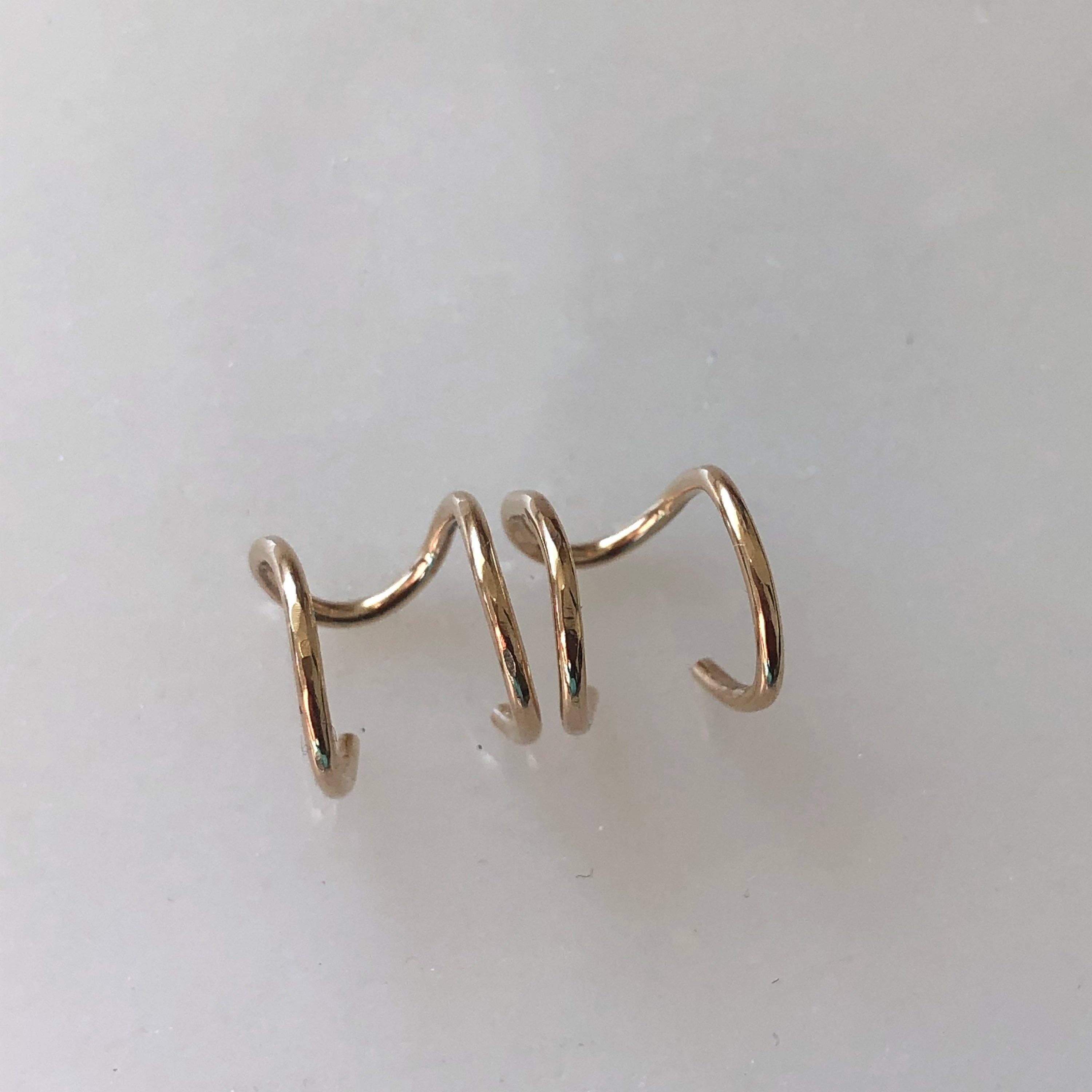 Derive Jewelry – wholesale Earcuff-örhängen – Double Bar öra manschett5