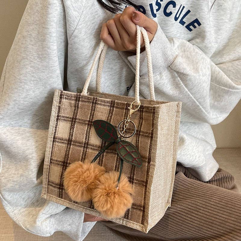 ShieldChic - Wholesale Tote Bag - Women's - Large Capacity  Handbag With Pendant2