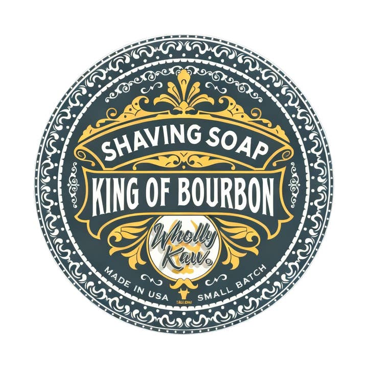 King of Bourbon Shaving Soap for wholesale by WhollyKaw