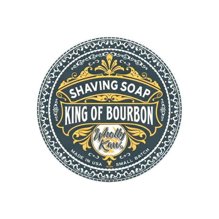 King of Bourbon Shaving Soap for wholesale by WhollyKaw