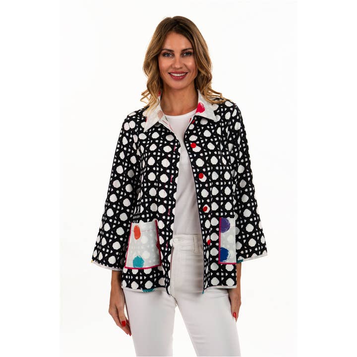 button down reversible jacket for wholesale by Lemon Grass
