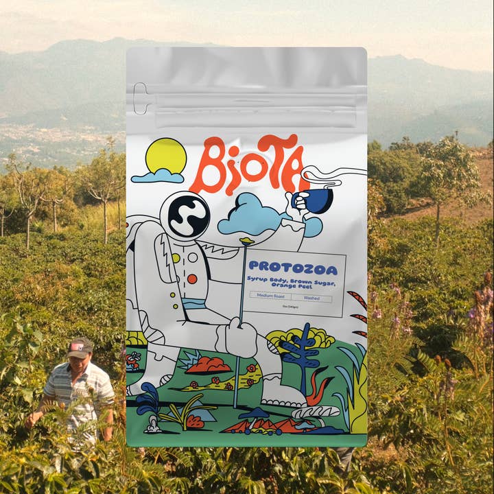 Protozoa blend - gebalanceerde medium roast koffie voor wholesale door Biota Coffee