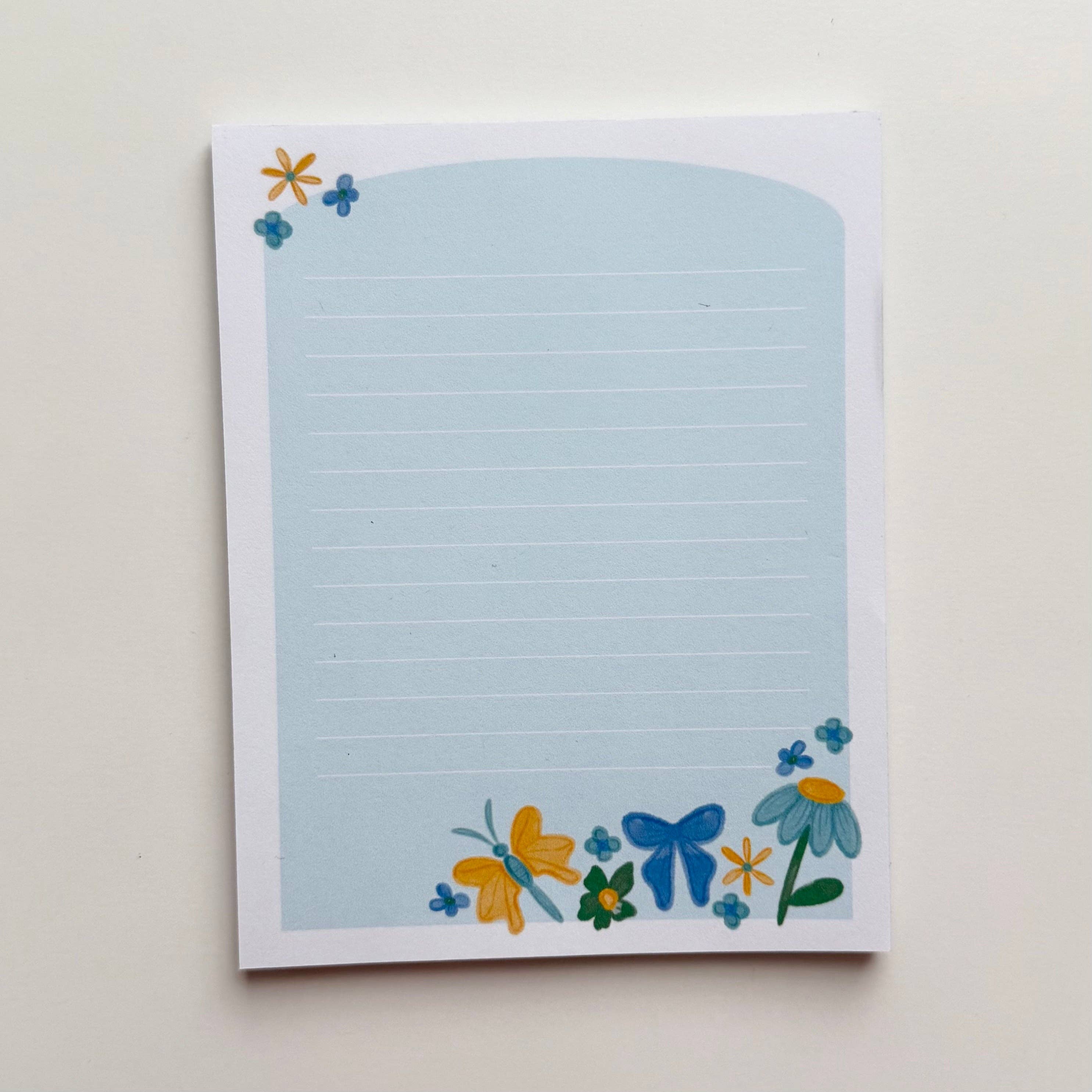 AMW the studio - Wholesale Notepad - Sunny Blue Notepads1