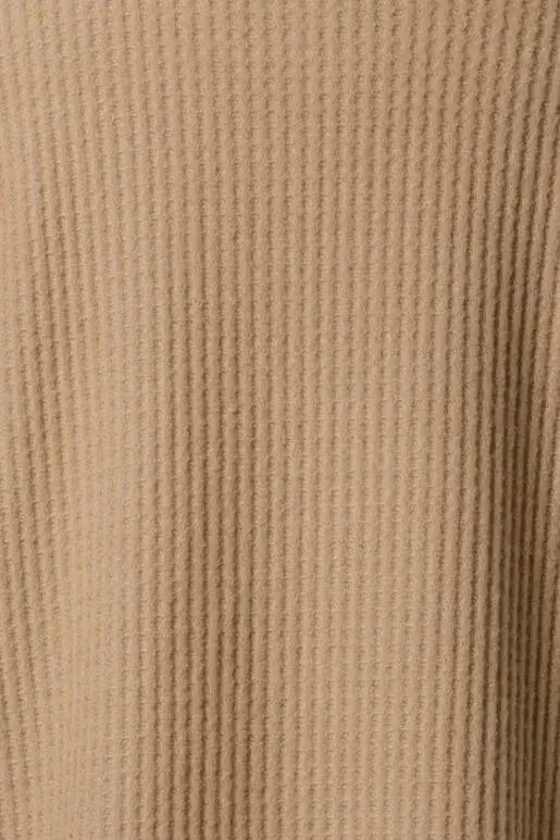 Final Touch - Wholesale Gebreide top - Dames - Geborstelde Wafel Lange Mouw Top - NT3130920