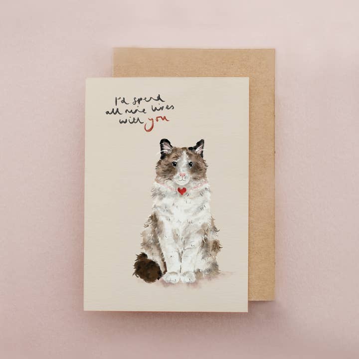 Nine Lives for wholesale by Lib's Cards
