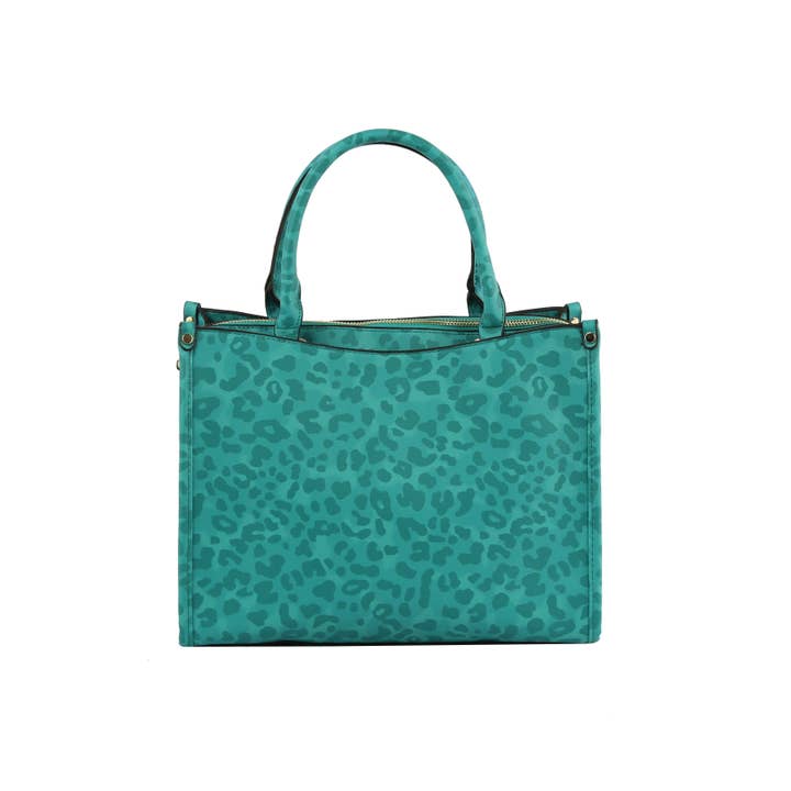 Handbag Factory Corp - Wholesale Tote Bag - Women's - Multi Compartment Leopard Hand Tote Set6
