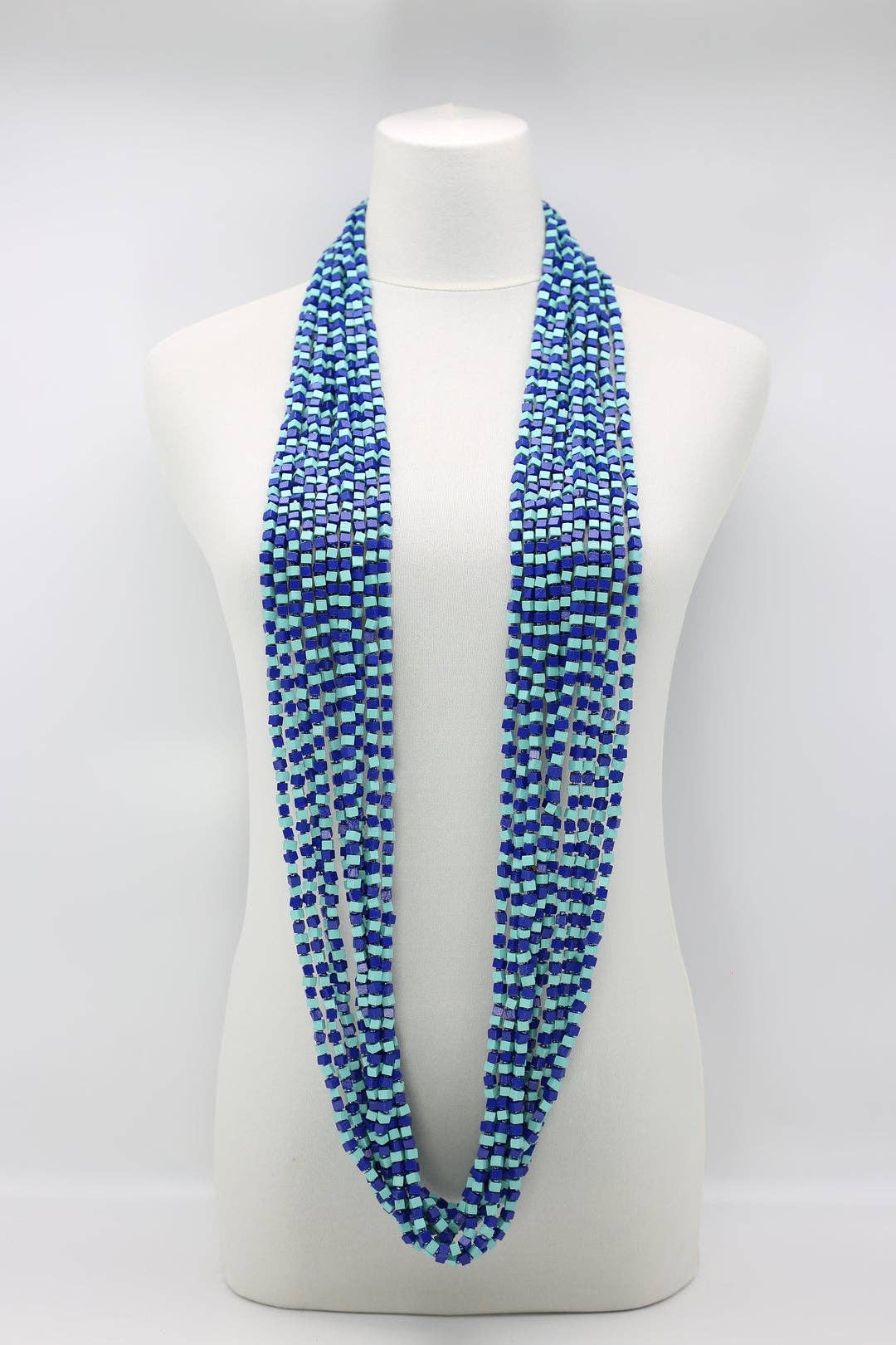 Jianhui London – Engroshandel Perlehalskæde – Den næste Pashmina halskæde Træperler - Mosaic Art56