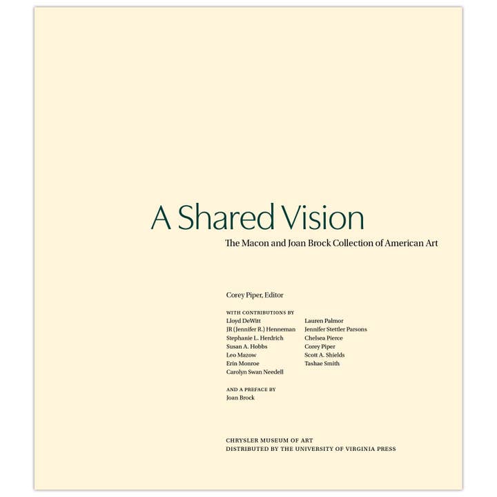Chrysler Museum of Art - Wholesale Display Book - A Shared Vision: The Macon and Joan Brock Collection of American Art2