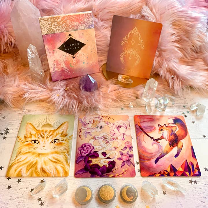 Nicole Piar - Wholesale Tarot Cards - Cosmic Allies Altar Art Deck & Book