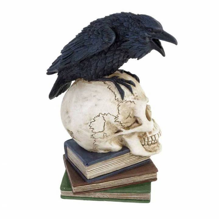 Pacific Trading - Wholesale Decorative Figurine - 14637 Alchmey Poe's Raven C/12