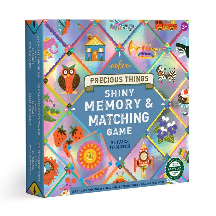 Eeboo Precious Things Memory & Matching Game for wholesale by Just Imagine Toys
