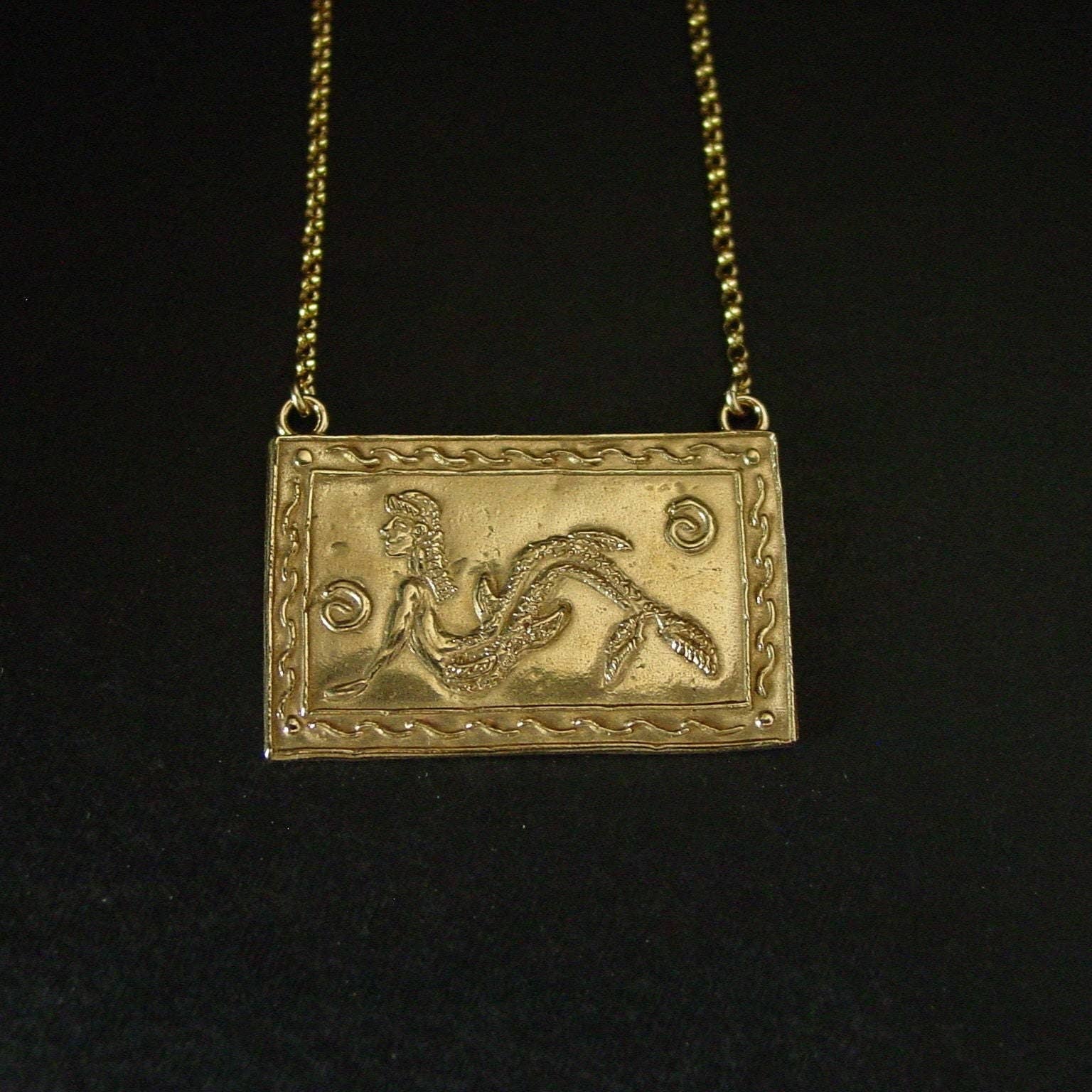 Vis a Vis Jewelry - Wholesale Halskettinghanger - Etruskische zeemeermin ketting3