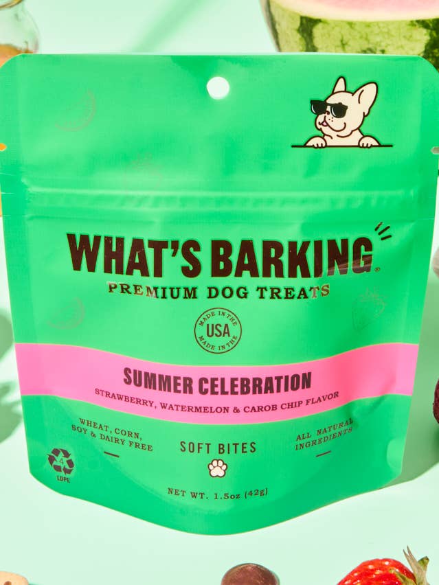 Dolcetti per Cani Festa d'Estate, Confezione da 1,5oz - Edizione Limitata per la vendita all'ingrosso da parte di What's Barking
