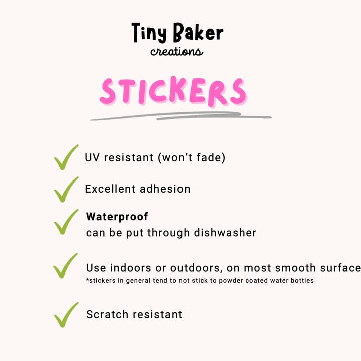 Tiny Baker Creations - Wholesale Sticker - For The Children Holographic Metallic Cassette Tape Sticker4