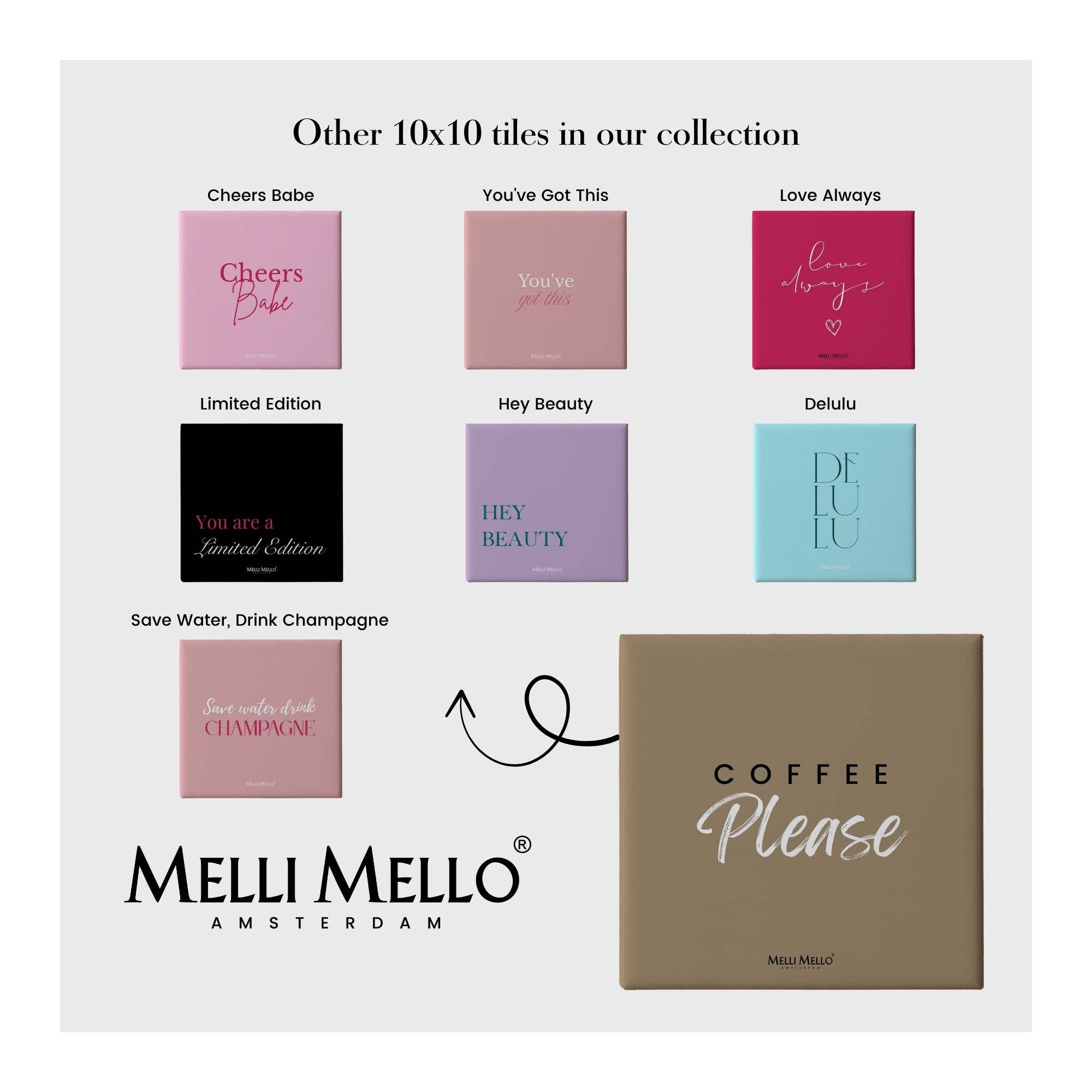 Melli Mello - Wholesale Wall Tile - Melli Mello Tegeltje Coffee Please 10x10cm2