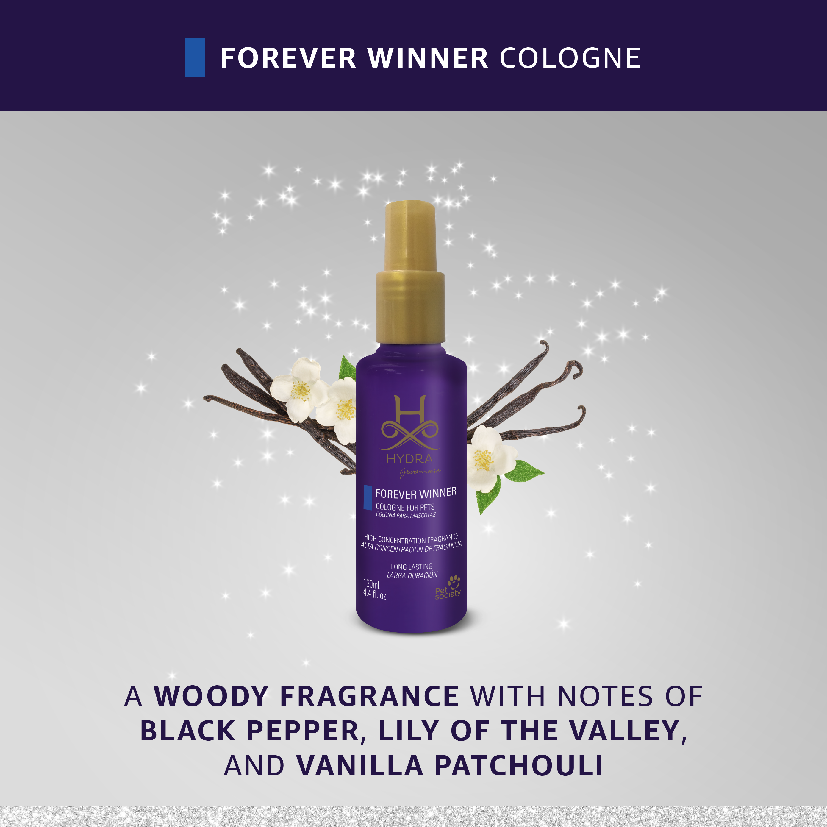 Hydra by Pet Society - Wholesale Pet Spray - Cat/Dog - Hydra Professional Forever Winner Cologne1