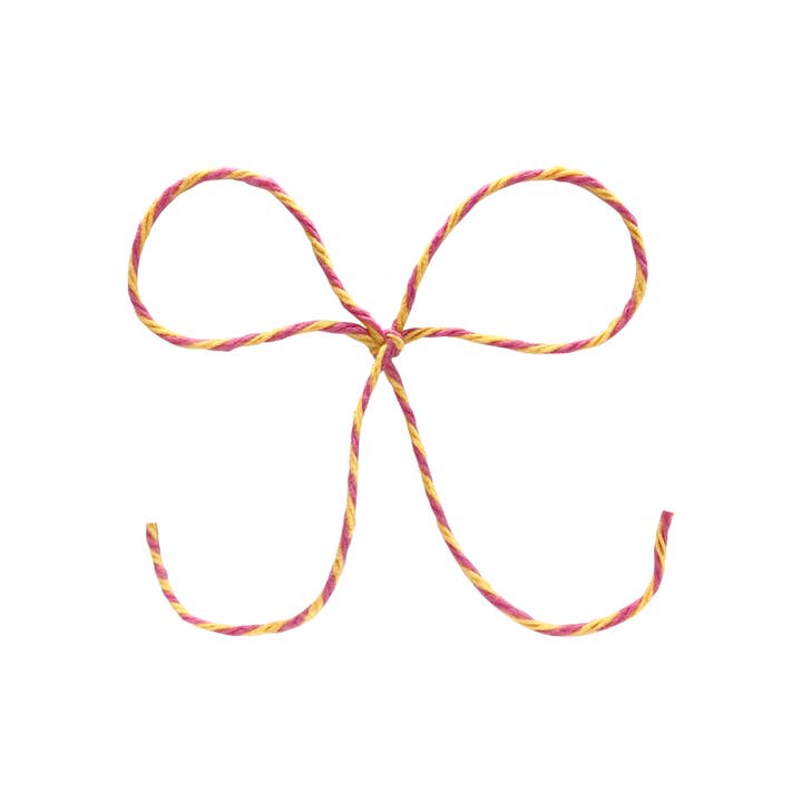 Twine - Raspberry & Lemonade Stripe for wholesale by MIDORI Inc.