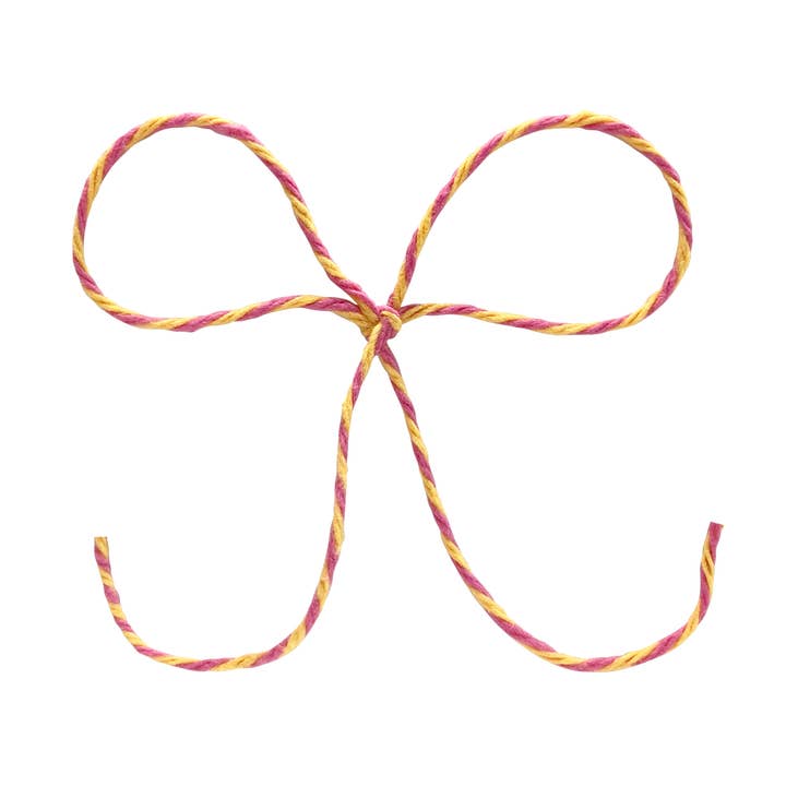 MIDORI Inc. - Wholesale Twine - Twine - Raspberry & Lemonade Stripe0