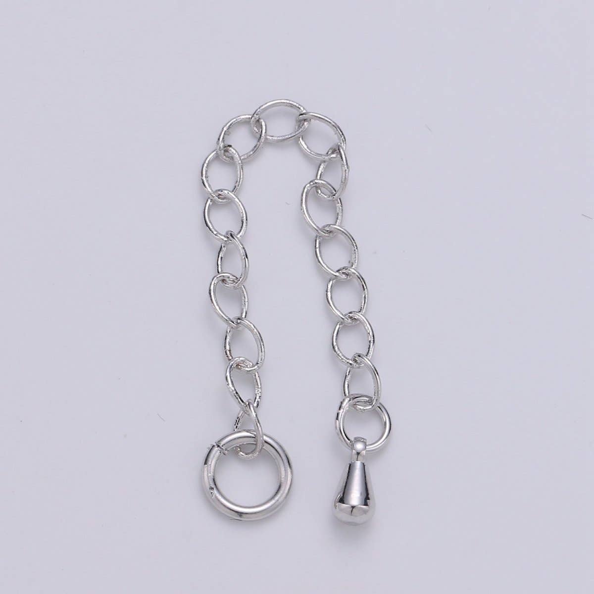 Aim Eternal - Wholesale Craft Supplies - 24K Gold Filled Chain Extender Gold / Silver For DIY Jewelry Making Chain Extender  L-125~L-1280