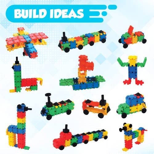 The Toy Group - Wholesale Building Set - Kids - SNAPZ Building Bricks 400 Pcs Connecting Toy - Strong Durabl2