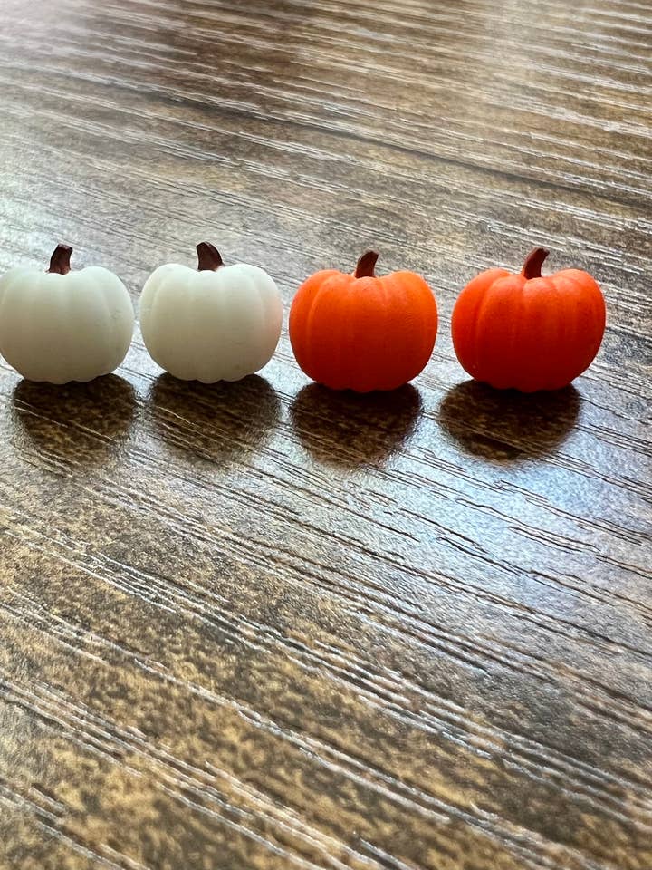 Pendientes de calabaza, pendientes de calabaza, pendientes de otoño para venta al por mayor de Elby Designs