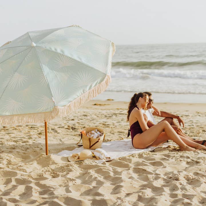 Beach State Summerland Beach Umbrella - Palm Beach for wholesale on Faire19