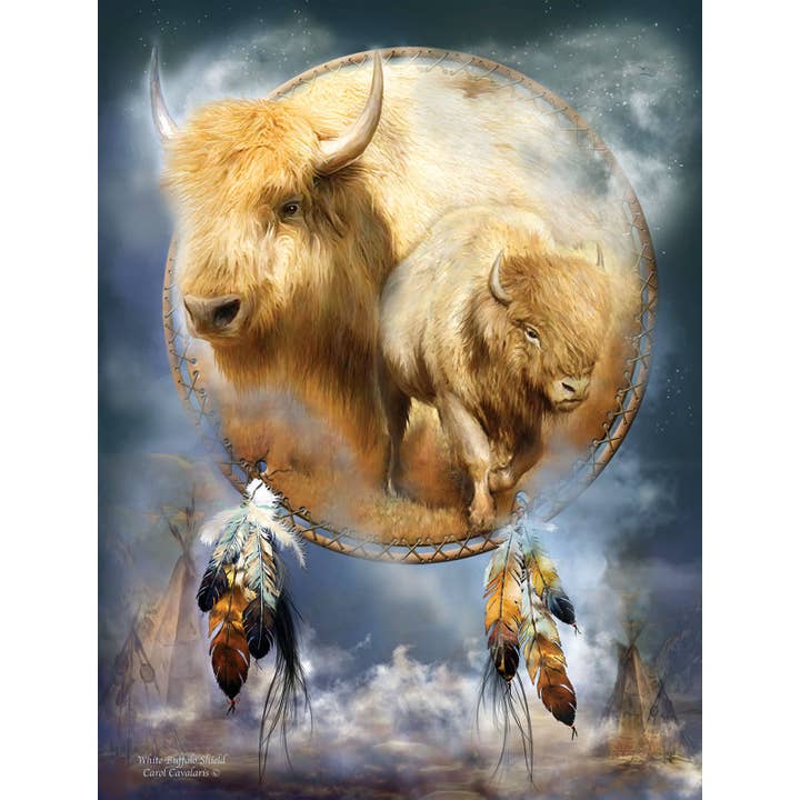 0102 Spirit of the White Buffalo 500 pc Puzzle for wholesale by SunsOut