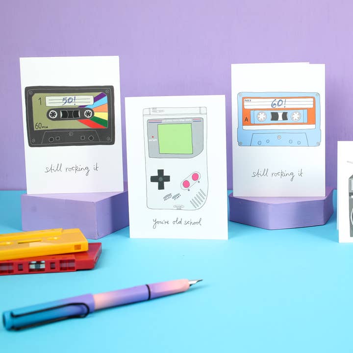 You've Got Pen On Your Face - Wholesale Birthday Card - Still Rocking It | 50th Birthday Card | Retro Birthday3