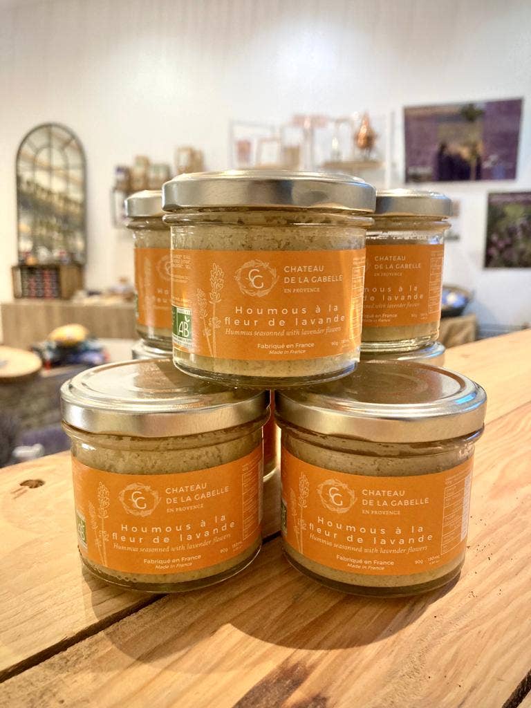 Château de la Gabelle - Wholesale Preserves - Lavender flower hummus1