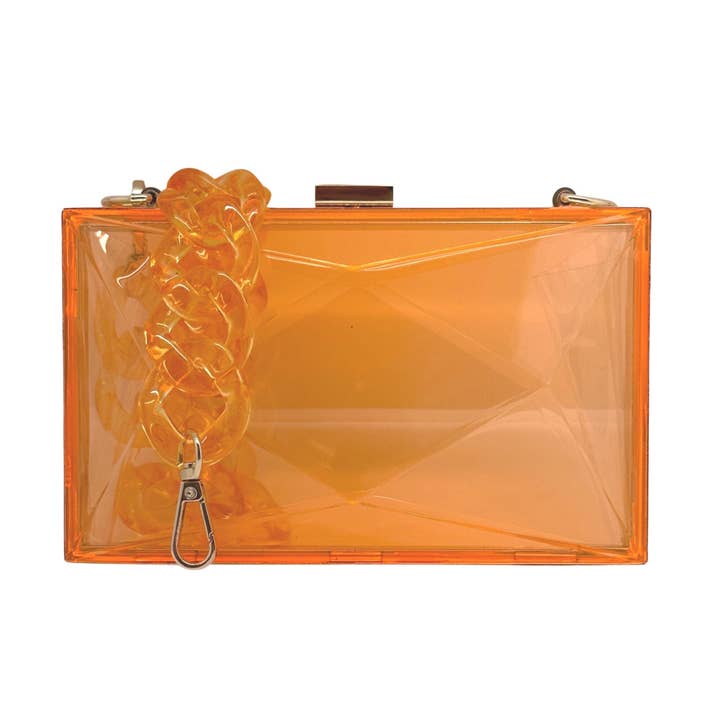 Cthru Purses - Wholesale Clutch - Dames - NIEUW De Marilyn Faceted Acryl Box Purse8