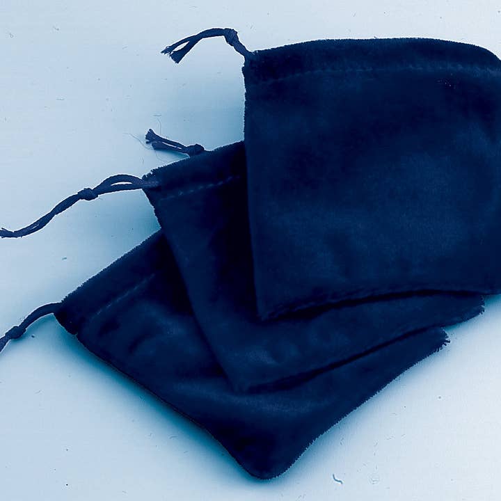 Blå fløjlsposer for engroshandel hos Mea-Living