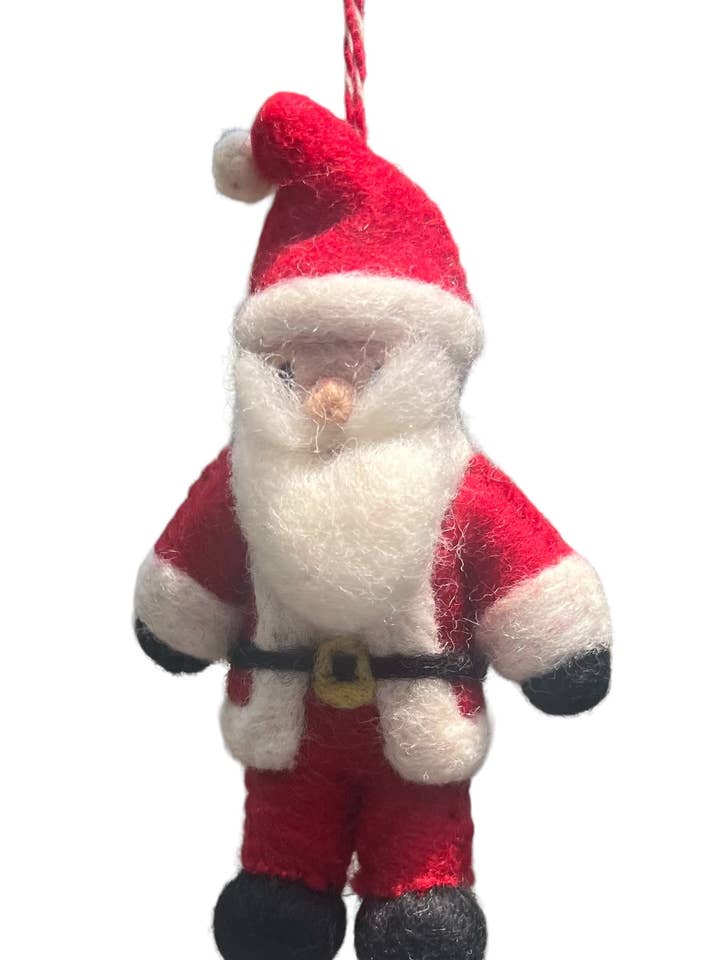 Felt ornament, Santa Claus for wholesale by Giftsland