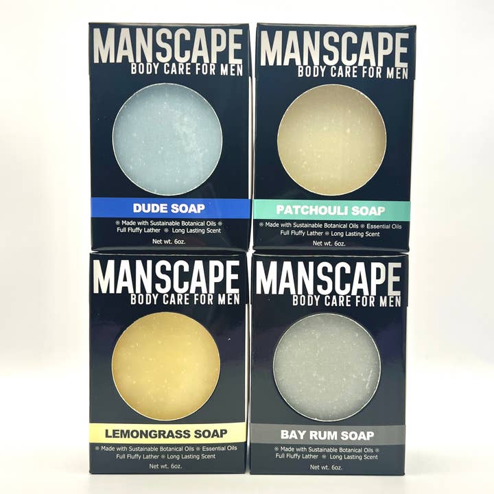 Gift Boxed Handmade Soap - MANSCAPE for wholesale by Cashmere Bath