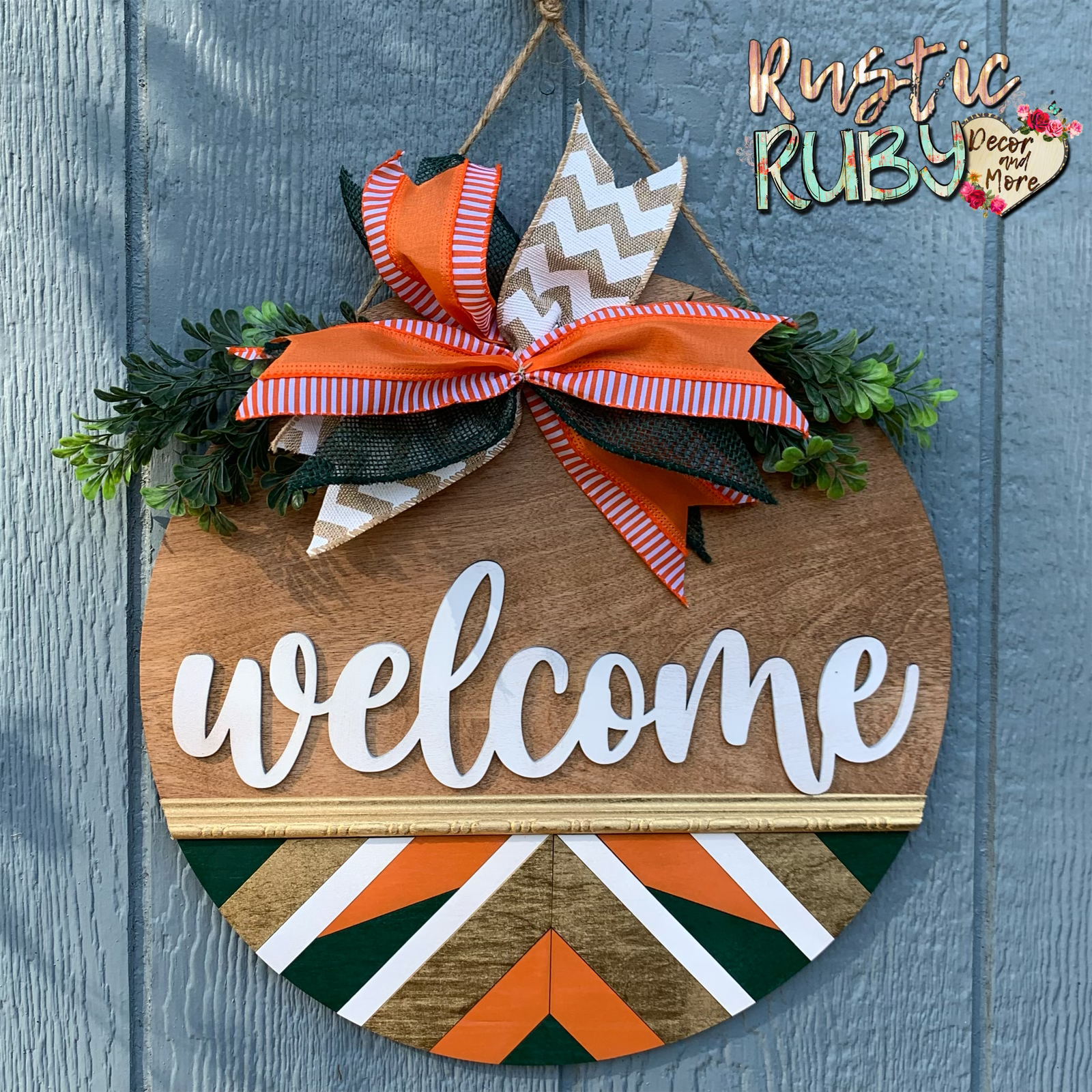 Rustic Ruby Decor and More LLC - Wholesale Door Hanger - Bronzed Geometric Door Hanger13