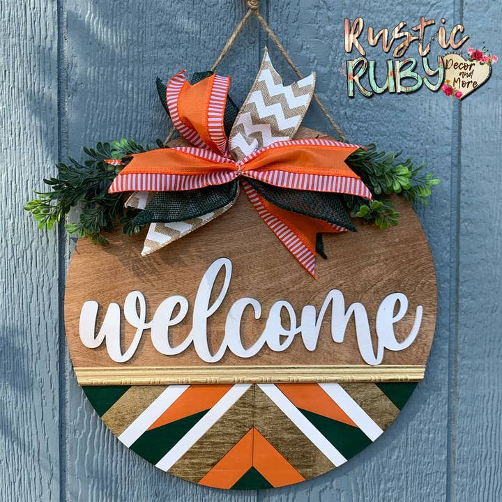 Rustic Ruby Decor and More LLC - Wholesale Door Hanger - Bronzed Geometric Door Hanger13