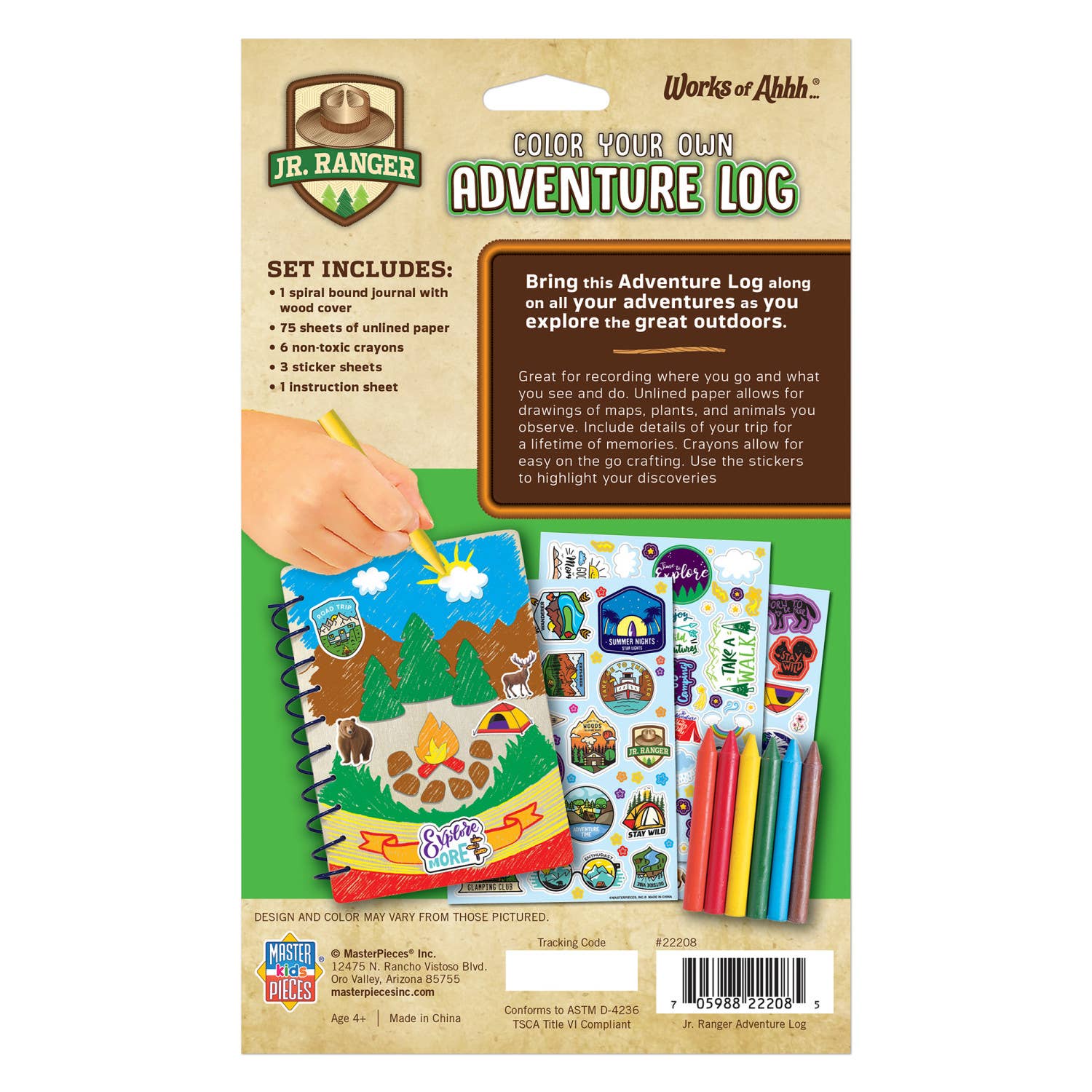 Masterpieces Puzzles - Wholesale DIY Craft Kit - Jr. Ranger - Adventure Log Craft Set2