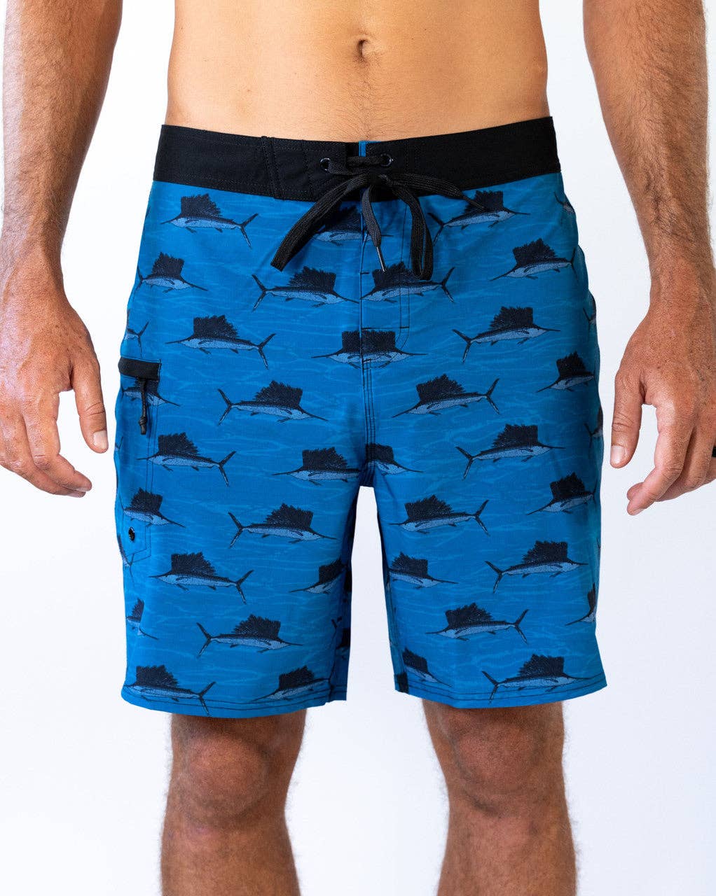 Maui Rippers - Vendita all'ingrosso Pantaloncini da bagno - Uomo - Pantaloncini da surf elasticizzati Sailfish 19"1