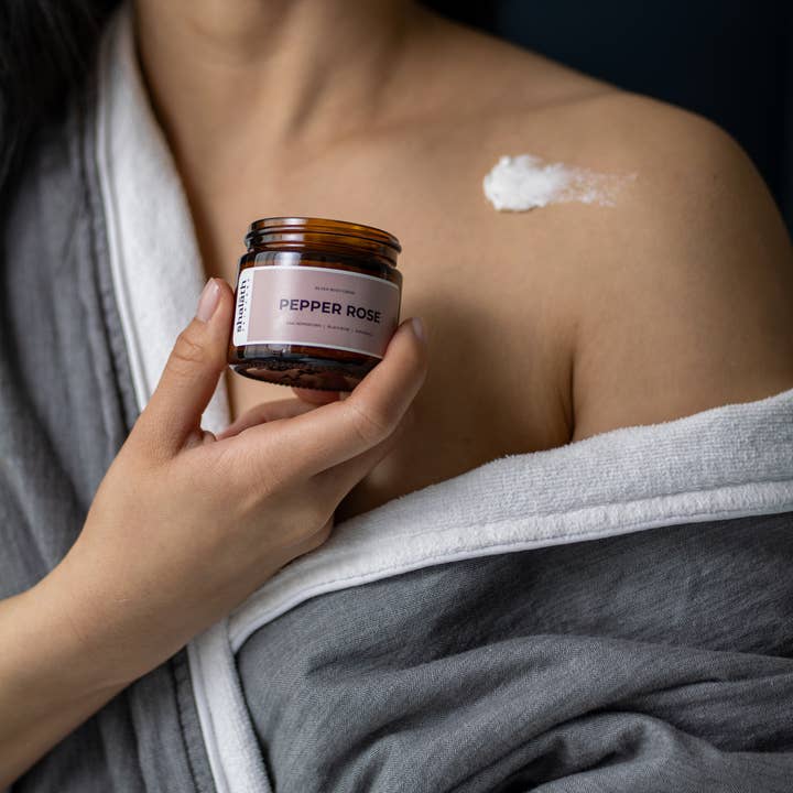 Shalāth Skincare - Wholesale Body Cream/Lotion - Silken Body Crème: Pepper Rose | Trial Size