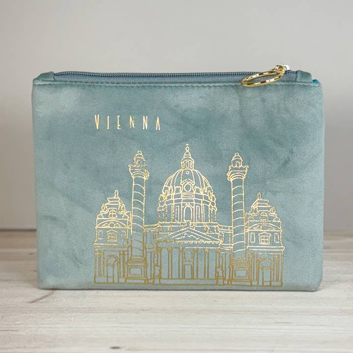 Kosmetiktasche Wien Karlskirche für den Großhandel von Herzilein-Wien GmbH