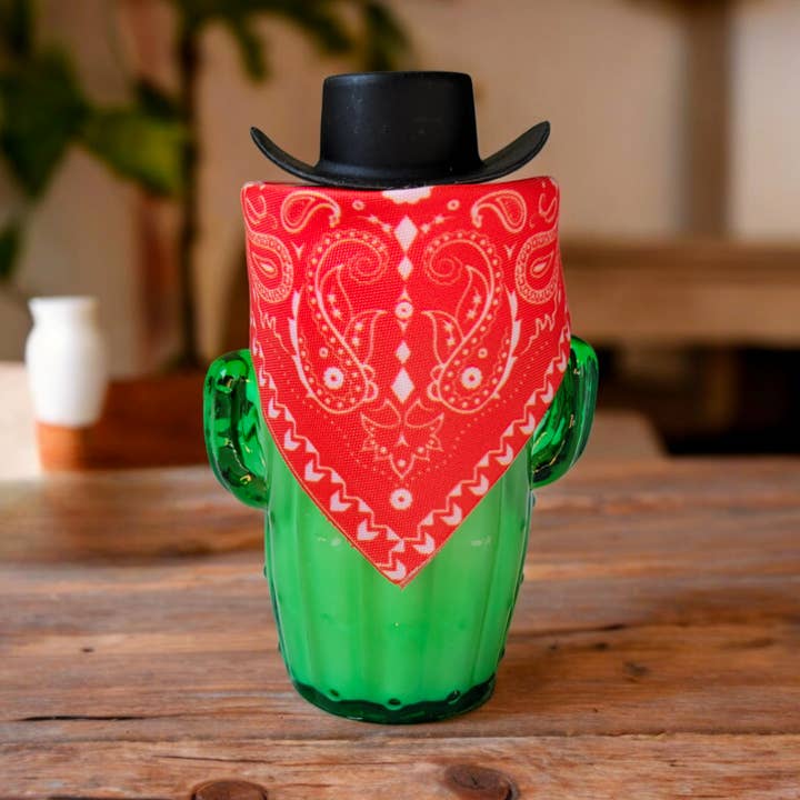 Cactus Jar Soy Wax Candle with A Cowboy Hat for wholesale by Candle Tales