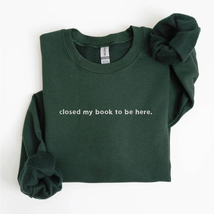 P E T I T R U E - Wholesale Sweatshirt - Women's - EMBROIDERED Sweatshirt for Book Lover Bookish Gifts5
