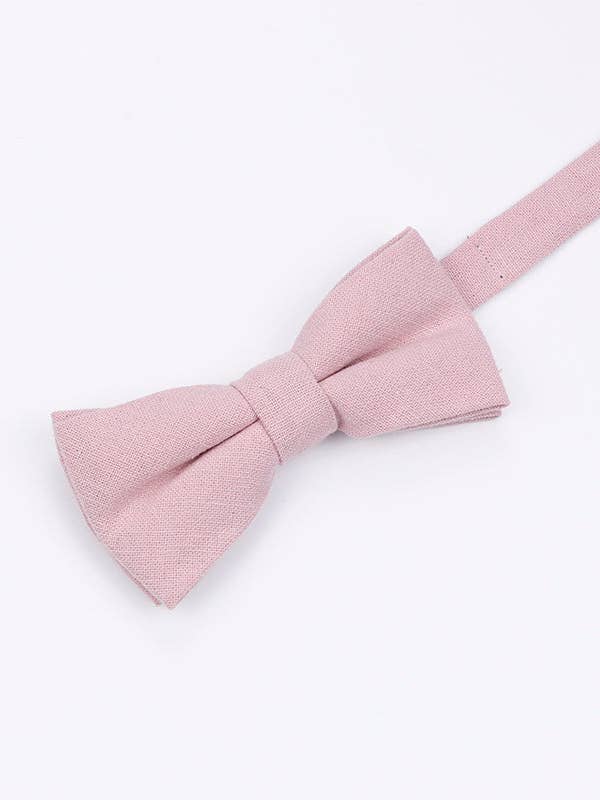 Noeud Papillon Rose n°3 Enfant en Coton «Edgard» pour la vente par Unipap's