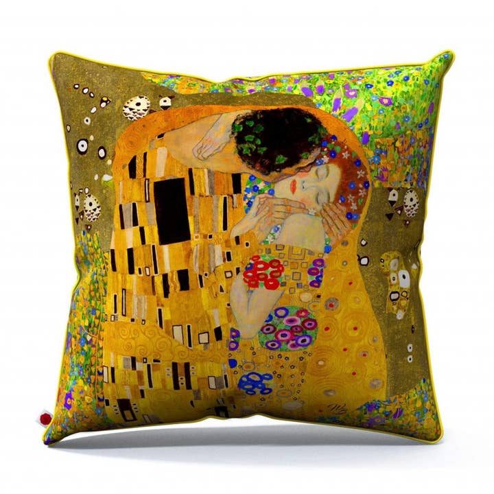 Gustav Klimt pude 50 x 50 cm for engroshandel hos Wolff Blitz Interior