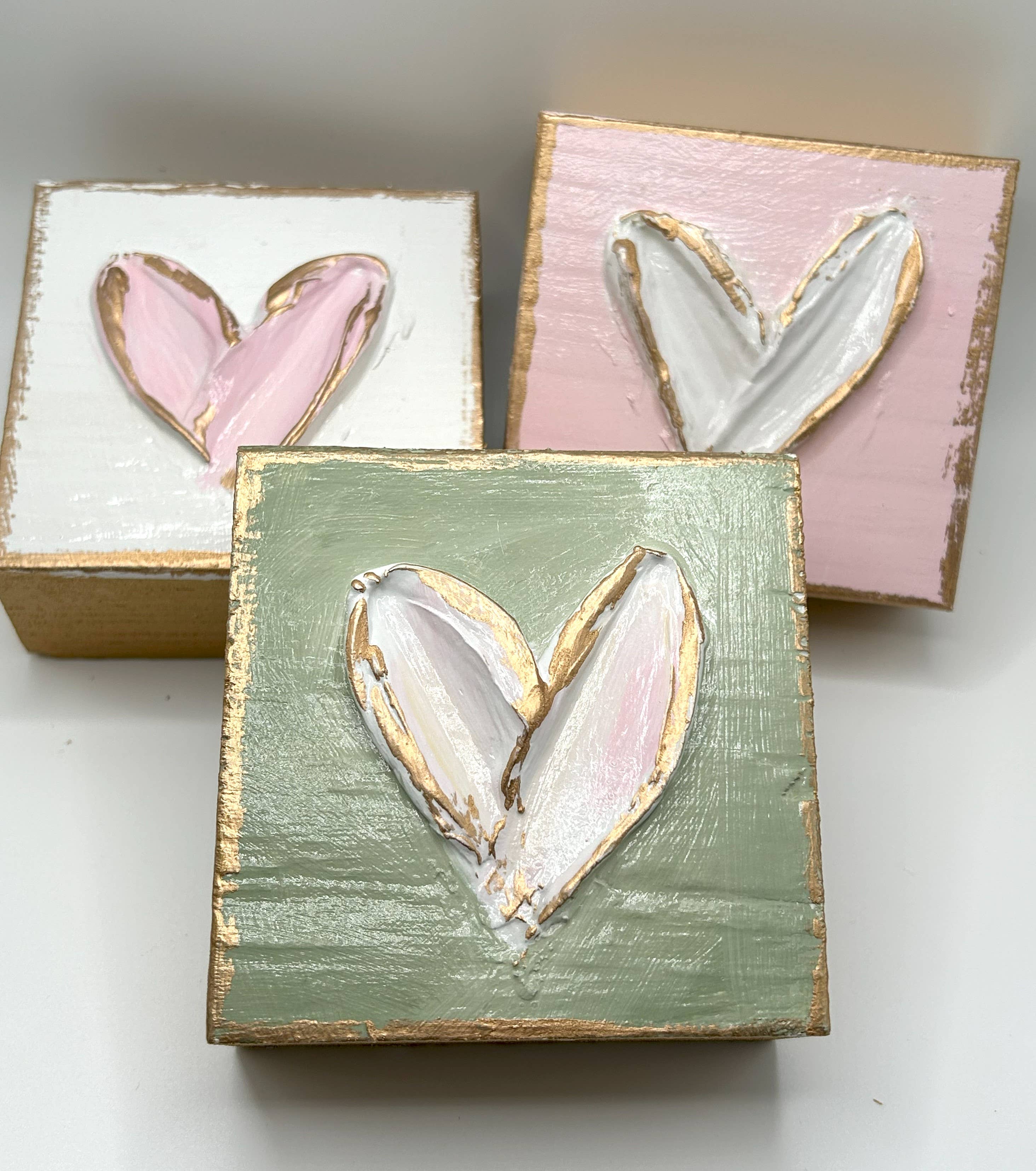 Coddiwomple - Wholesale Painting/Drawing - Heart block |  valentine | pastel | xoxo | love1